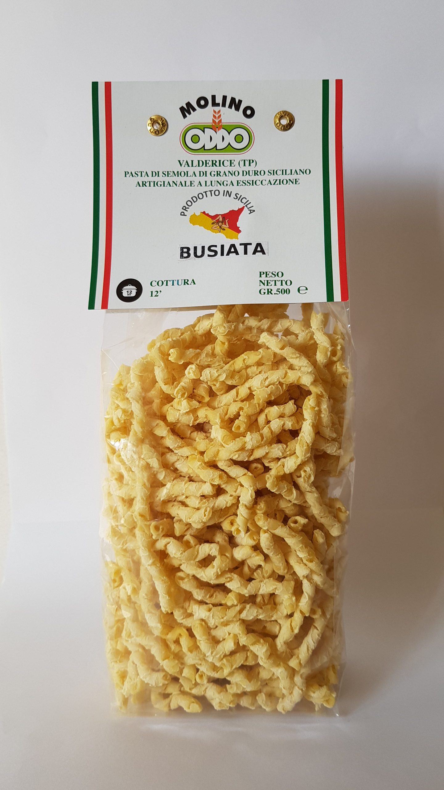 PASTA DI SEMOLA DI GRANO DURO ARTIGIANALE A LUNGA ESSICCAZIONE “BUSIATA” Image